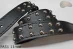 PA51-Lederarmband mit 11 mm Ziernieten