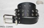PA51-Lederarmband mit 11 mm Ziernieten