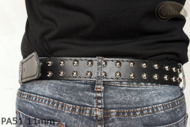 PA51-Lederarmband mit 11 mm Ziernieten