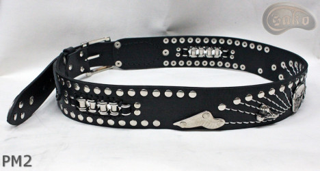 Motorrad-Lederarmband PM2 Länge ~ 110,5 cm