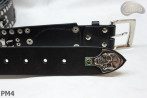 Motorcycle leather trouser belt PM4, length ~ 120,5 cm