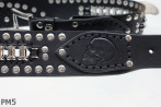 Motorcycle leather trouser belt PM5, length 126 cm