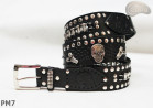 Motorcycle leather trouser belt PM7, length ~ 136 cm