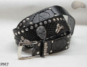 Motorcycle leather trouser belt PM7, length ~ 136 cm