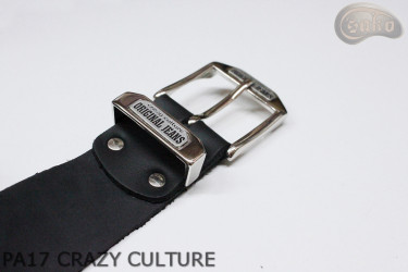 Ceinture de pantalon en cuir PA17 CRAZY CULTURE
