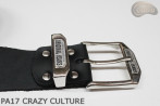PA17 CRAZY CULTURE Bőr nadrágszíj