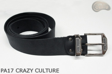 PA17 CRAZY CULTURE Bőr nadrágszíj