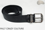 Ceinture de pantalon en cuir PA17 CRAZY CULTURE