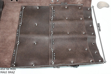 Knife bag / pouch   SMALL BROWN