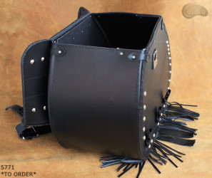 Bőr motoros csomagtartók S771 *RENDELÉSRE KÉSZÜLT*