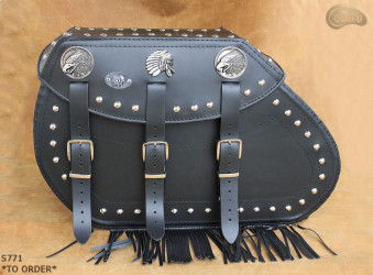 Leder-Motorradtaschen S771 *AUF BESTELLUNG*