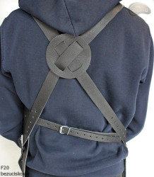 Schutzschürze aus Leder F20 Druckfrei Metzger/Schweißer/Koch/Grill/Schlosser/Schmied