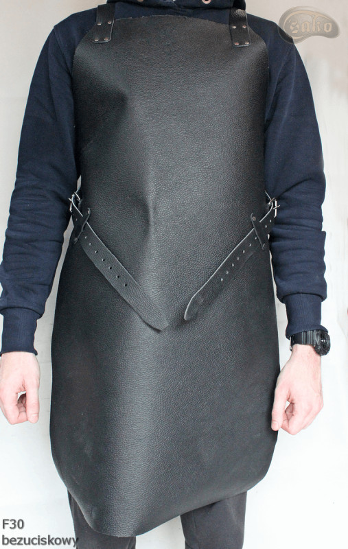 Schutzschürze aus Leder F30 Druckfrei Metzger/Schweißer/Koch/Grill/Schlosser
