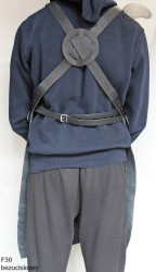 Schutzschürze aus Leder F30 Druckfrei Metzger/Schweißer/Koch/Grill/Schlosser