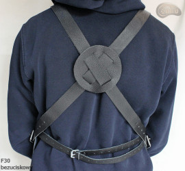 Tablier de protection en cuir F30 sans pression boucher/soudure/chef/barbecue/serrurier