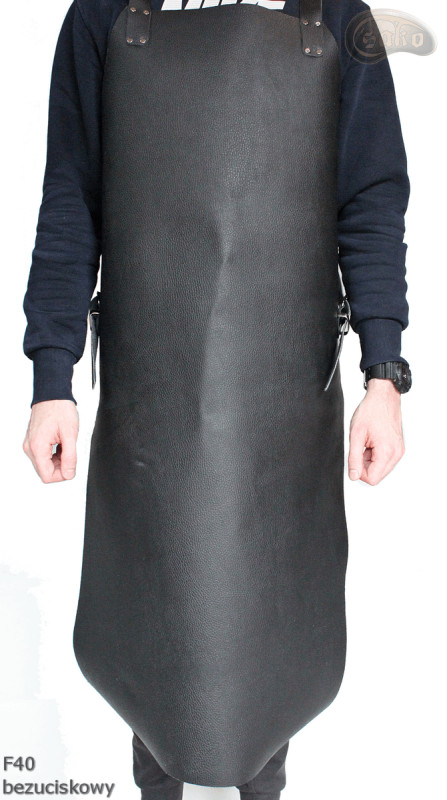 Schutzschürze aus Leder F40 Druckfrei Metzger/Schweißer/Koch/Grill/Schlosser