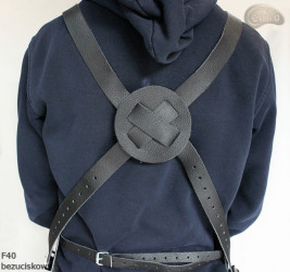 Leather protective apron F40 pressure-free butcher/welding/chef/barbecue/locksmith