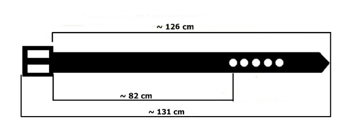 PKL16 leather trouser belt