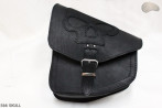 LEATHER SADDLEBAG S66 SKULL H-D SOFTAIL