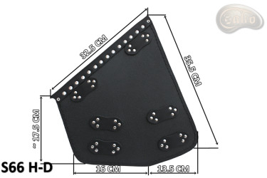 Satteltaschen S66 SKULL H-D SOFTAIL