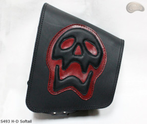 Satteltaschen S493 SKULL H-D SOFTAIL