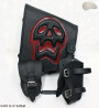 LEATHER SADDLEBAG S493 SKULL H-D SOFTAIL