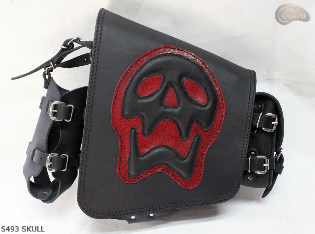 Satteltaschen S493 SKULL H-D SOFTAIL
