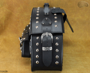 LEATHER SADDLEBAGS S162