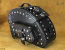 LEATHER SADDLEBAGS S162