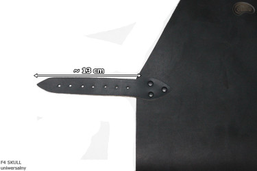 Leather protective apron/butcher's apron/welder's apron/cook's apron/barbecue apron/locksmith's apron F4 SKULL