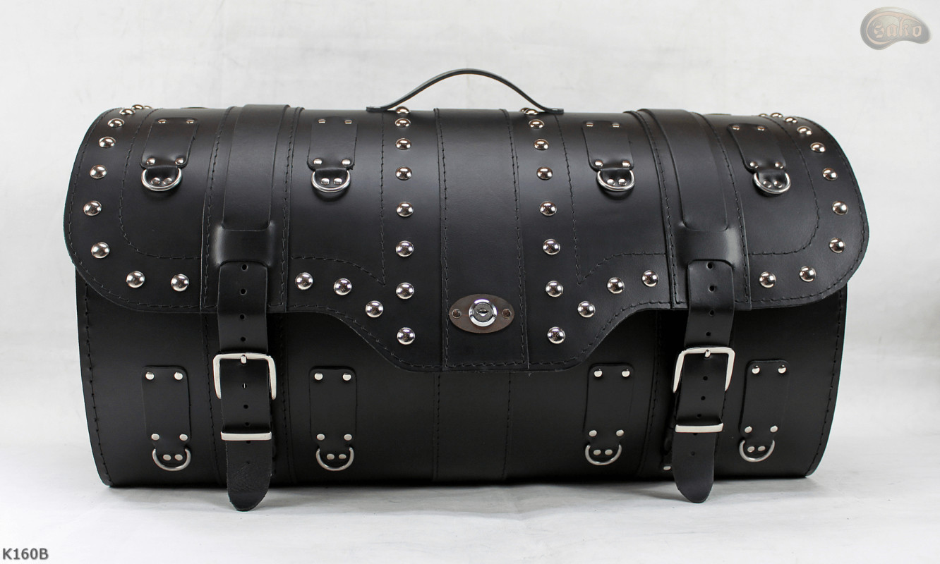 K160 motorkerékpár csomagtartó zárral és ital tartókkal