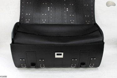 K160 motorkerékpár csomagtartó zárral és ital tartókkal