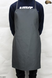 Leather protective apron F1 GREY/butcher/welding/chef/barbecue/locksmith