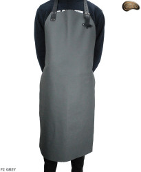 Schutzschürze aus Leder F2 GREY/Metzger/Schweißer/Koch/Grill/Schlosser/Schmied