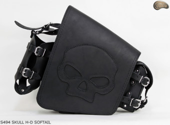 Satteltaschen S494 SKULL H-D SOFTAIL