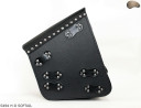 LEATHER SADDLEBAG S494 SKULL H-D SOFTAIL