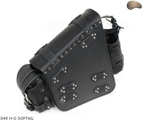 LEATHER SADDLEBAG S49 H-D SOFTAIL