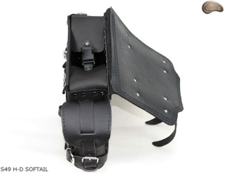 LEATHER SADDLEBAG S49 H-D SOFTAIL