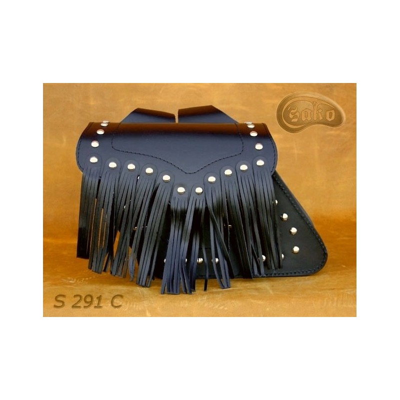 LEATHER SADDLEBAGS S291