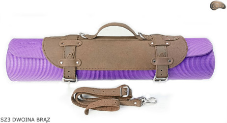 Hosenträger SZ3, braun, doppellagig /Gurt für Decke, Isomatte, Schlafsack, Jacke, Fahrrad/Motorrad