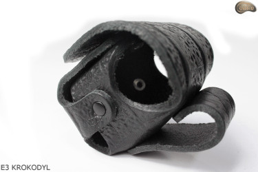 Housse d'holster E3 CROCODILE pour le tambour du revolver Remington calibre 44 COLT1860