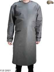 copy of Lederschürze F18 GREY vorne mit Ärmeln / Metzger / Schweißen / Koch / Grill / Schlosser