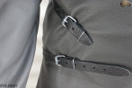 copy of Leather apron F18 GREY protective front with sleeves / butcher / welding / cook / barbecue / locksmith
