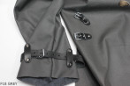 copy of Leather apron F18 GREY protective front with sleeves / butcher / welding / cook / barbecue / locksmith