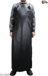 Schutzschürze aus Leder F21 BLACK/Metzger/Schweißer/Koch/Grill/Schlosser