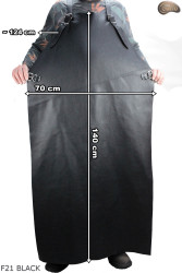 Schutzschürze aus Leder F21 BLACK/Metzger/Schweißer/Koch/Grill/Schlosser