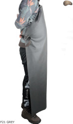 Schutzschürze aus Leder F21 GREY/Metzger/Schweißer/Koch/Grill/Schlosser