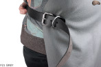 Leather protective apron F21 GREY/butcher/welding/chef/barbecue/locksmith