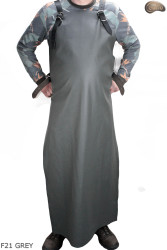 Schutzschürze aus Leder F21 GREY/Metzger/Schweißer/Koch/Grill/Schlosser