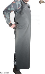 Schutzschürze aus Leder F21 GREY/Metzger/Schweißer/Koch/Grill/Schlosser